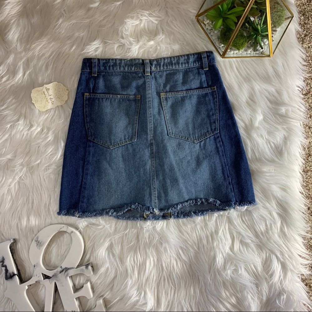 ALTAR’D STATE JEAN SKIRT - Picture 6 of 6